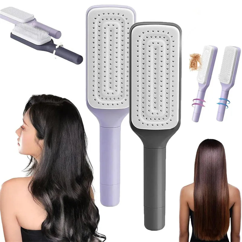 Vérae™ Self-Cleaning Hairbrush